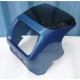 KAPOTA - ZÁVĚTRNÝ ŠTÍT - BLUE STYLE - MODRÁ METALÍZA - (TMAVÉ PLEXI) - BÉČKOVÝ KUS